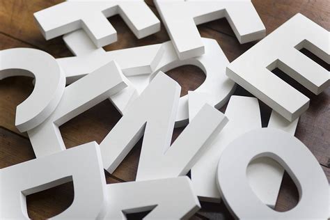 large wooden letters by jonny's sister | notonthehighstreet.com