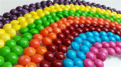 New Learn Colours with a Skittles Rainbow! - YouTube