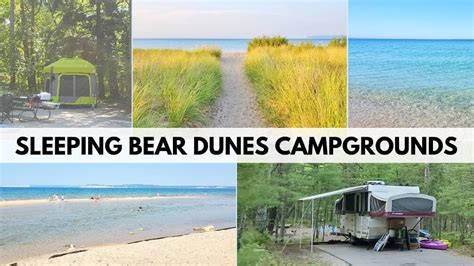 Sleeping Bear Dunes campgrounds for VIEWS near your campsite! 🌞 Best camping in Sleeping Bear ...