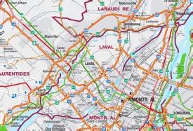 Laval Map | Quebec, Canada | Detailed Maps of Laval