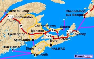 Truro Map - Canada