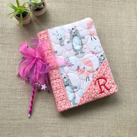 How to make In the hoop Notebook Cover Embroidery Machine Font, Machine Embroidery Projects ...