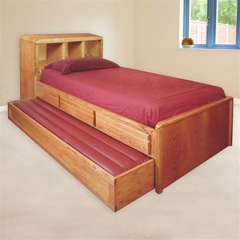 Bookcase Trundle Bed with La Jolla Casepieces - InnoMax