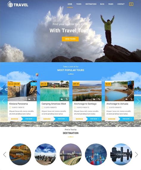 Travel Blog Template