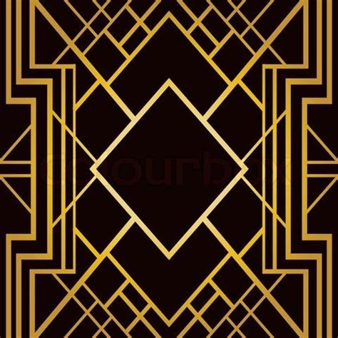 Vector of 'Art deco geometric pattern (1920's style)' on Colourbox ...