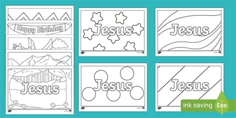 FREE! - Jesus Name Simple Colouring Activity - Primary Resources