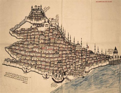 Depiction of Thessaloniki, Greece. (Early 19th century) : r/papertowns