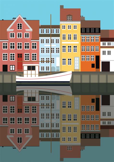 Nostalgic-Christianshavn-print-A3 Poster Shop, Poster Art, Graphic ...