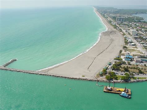 Corps of Engineers will place sand along a 1.3-mile stretch of beach south of the Fort Pierce ...