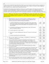 2021 Oregon Applications - Bar Exam - Fill Out, Sign Online and Download PDF | Templateroller