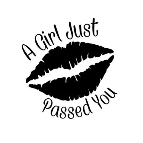 10.9CM*11.4CM Car Decal Sticker Lady's Girl Women Mouths Funny Car ...