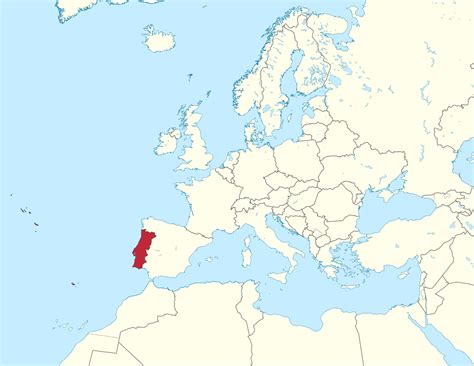 Portugal In Europe Map ~ BAGOFCLICHES