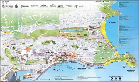 Santander Tourist Map