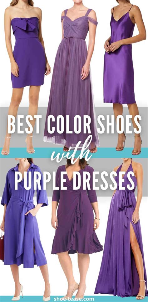 8 Best Color Shoes to Wear with a Purple Dress Outfit Purple Dress ...