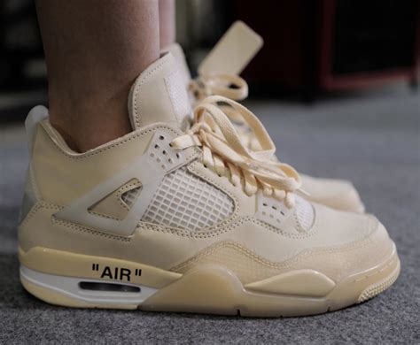 Off-White Air Jordan 4 Sail 2020 Release Date - Sneaker Bar Detroit