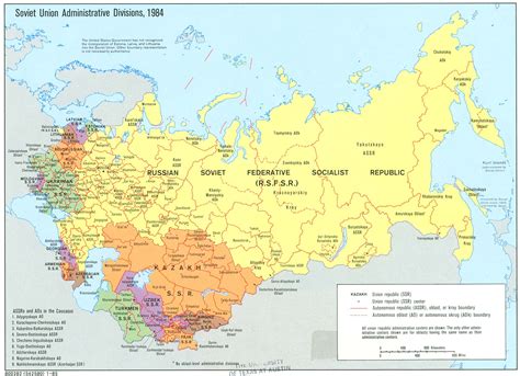 Russia and the Former Soviet Republics Maps - Perry-Castañeda Map Collection - UT Library Online