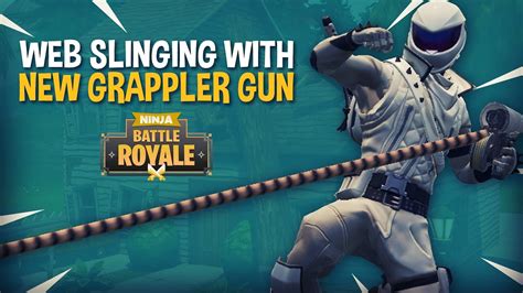 Web Slinging With New Grappler Gun!! - Fortnite Battle Royale Gameplay - Ninja & Nickmercs - YouTube