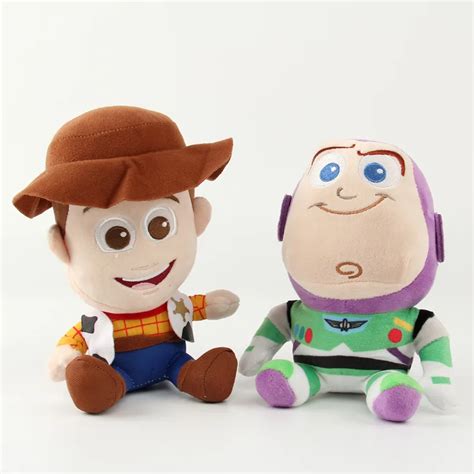 Disney Plush Toys 2pcs/Lot Toy Story Buzz Lightyear Woody Plush Toys ...