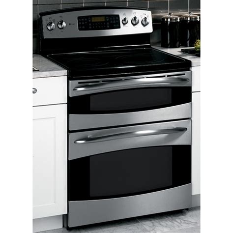 GE Profile 30-Inch Freestanding Double Oven Electric Range (Color: Stainless) at Lowes.com