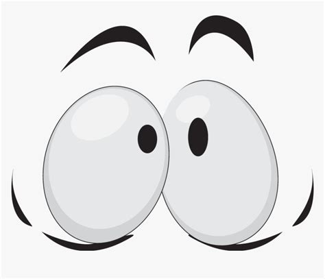 Transparent Black Eyes Png - Shocked Cartoon Eyes Png, Png Download ...