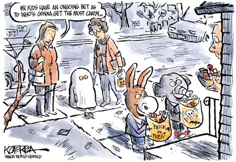 Political cartoons: Halloween, Trump and midterm elections