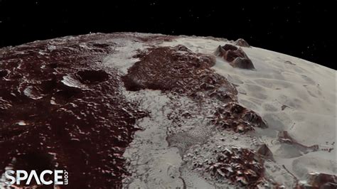 Soar over Pluto for the New Horizons probe's flyby anniversary - YouTube