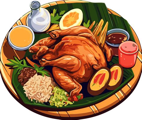 nasal n / D manok ilustração, ou frango nasal tradicional Comida a partir de Filipinas 23870099 PNG