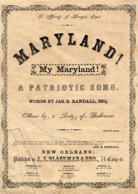 Maryland state song targeted for having 'Confederate sympathies' - The American MirrorThe ...