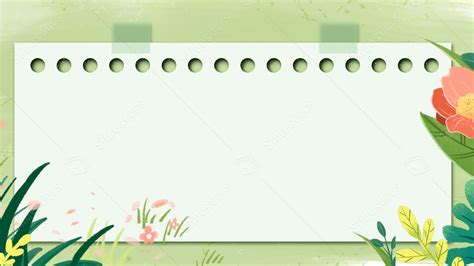 Simple Spring Spring Flower Border Powerpoint Background For Free ...