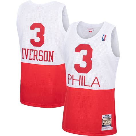 Sixers Allen Iverson Jersey : Philadelphia 76ers Allen Iverson Retro 3 ...