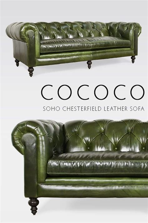 20+ Green Leather Chesterfield Suite – The Urban Decor