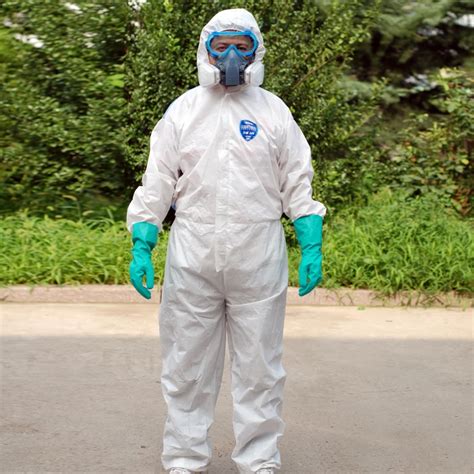 Dupont 1422A Tyvek Protective Clothing Coverall Disposable Antistatic ...