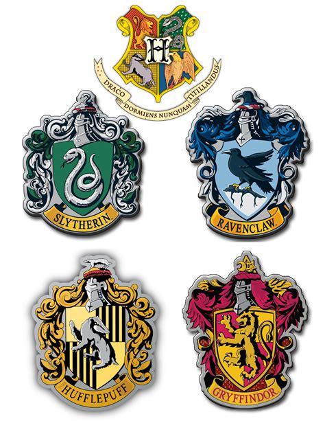 Hogwarts House Crests - sm | Harry potter printables, Harry potter diy ...