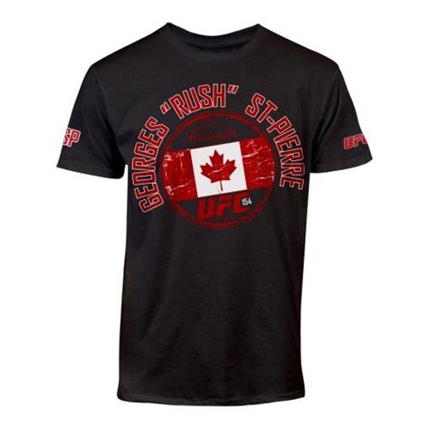 UFC 154 GSP Rush T-Shirt | Mma shirts, Ufc clothing, Ufc merchandise