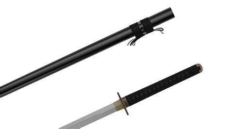 Ninjato Sword - 3D Model by frezzy