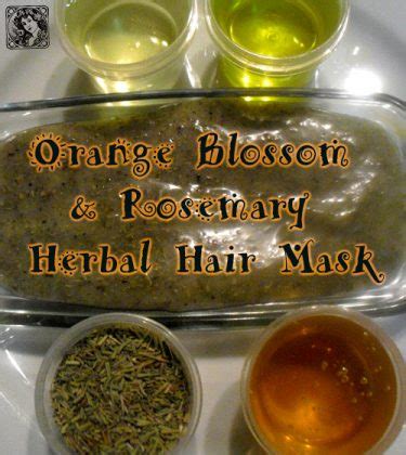 Orange Blossom & Rosemary Herbal Hair Mask - Pioneerthinking.com