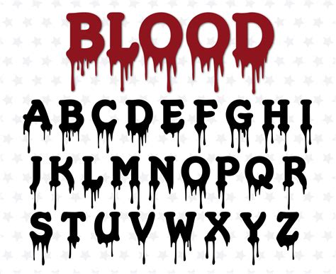 Drip font Blood Dripping Font Slime Font Dripping Letters Font | Etsy ...