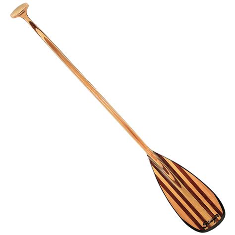 PR Boat: Cool Wooden bent shaft canoe paddle