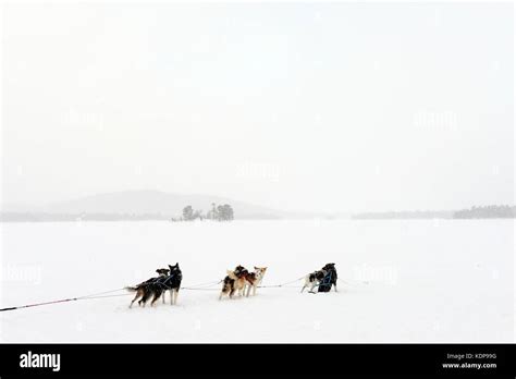 Lapland and Northern Lights Stock Photo - Alamy