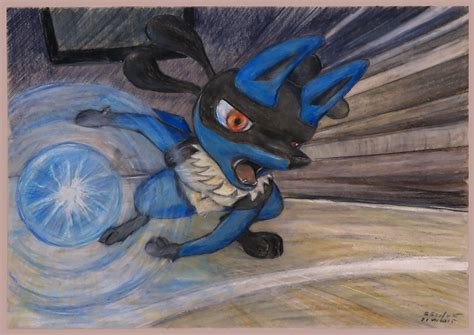 Lucario aura sphere by SSsilver-c on DeviantArt