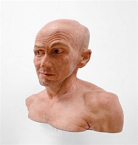 "Stooped People" in Hyper-real Sculptures of Evan Penny