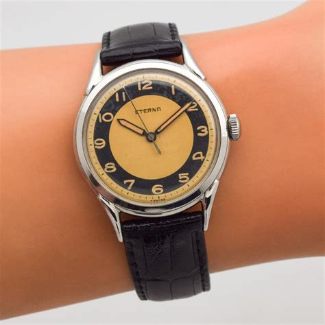 Vintage Eterna Stainless Steel Watch, 1950s For Sale at 1stDibs ...