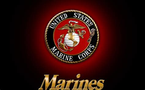 USMC-Logo HD-Desktop-Hintergrundbild: Widescreen: High Definition: Vollbild