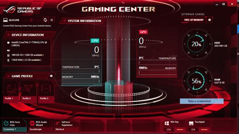 Asus Rog Gaming Center not working, Fan control not showing : r/ASUS