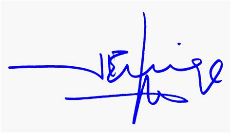 Transparent Firma Png Transparente - Blue Color Signature, Png Download ...