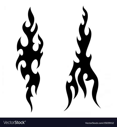 Fire Silhouette Vector at Vectorified.com | Collection of Fire ...