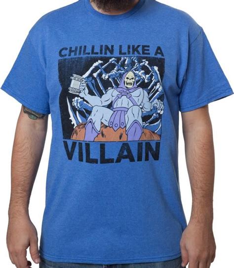 Chillin like a Villain T-Shirt He Man Shirt, T Shirt, Geeky Clothes, Orko, Geek News, Heman, The ...