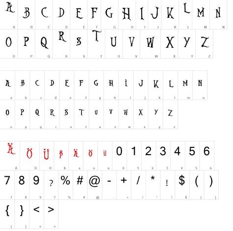 Nightmare Before Christmas free font