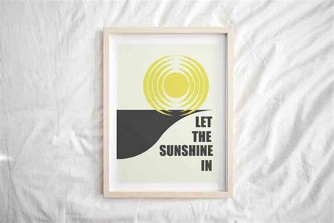 Let the Sunshine in Hair Music Poster Wall Art Decor Art Print - Etsy