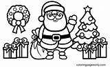 Santa Claus Coloring Pages Printable For Free Download sketch template